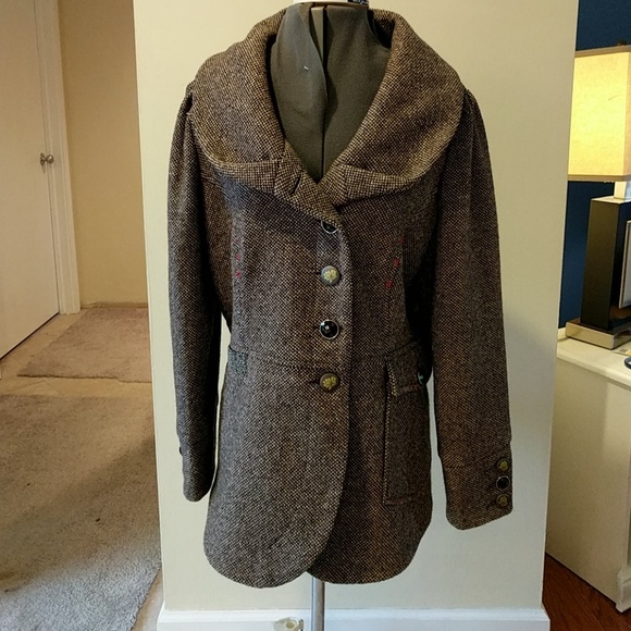 Joe Browns Jackets & Blazers - NWT Joe Browns Sacred Spirit Tweed Coat Parisian